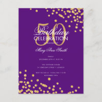 Budget Geburtstagspartei Glitzer Confetti Gold Lil