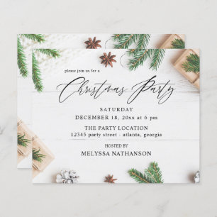 Budget Gemütliches rustikales Pine Blätter Weihnac