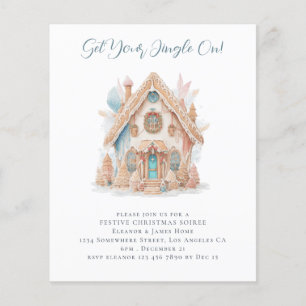 Budget Gingerbrei House Weihnachtsessen Party Einl