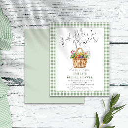 Budget Gingham Fresh off Market Brautparty