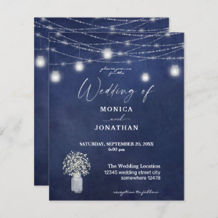 Budget Gipskraut, Chalkboard, String Lights