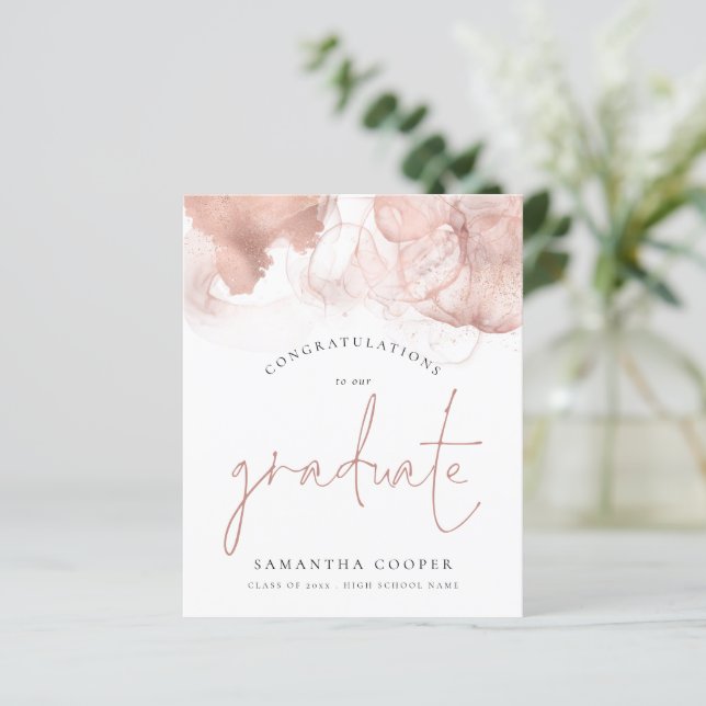 Budget Glückwunsch Grad Rose Gold Alkoholtupfer (Stehend Vorderseite)