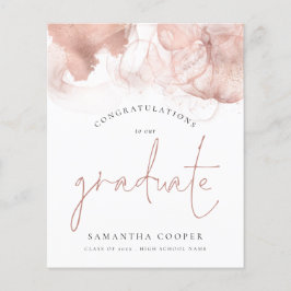 Budget Glückwunsch Grad Rose Gold Alkoholtupfer