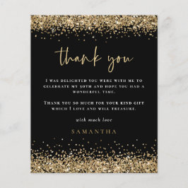 Budget Gold Glitzer Foto Fiftieth Black Vielen Dan