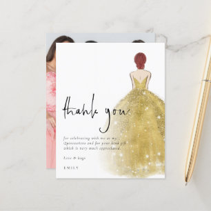 Budget Gold Gown Foto Auburn Quinceañera Dank