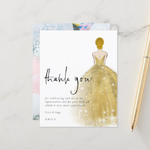 Budget Gold Gown Foto Blonde Quinceañera Dank