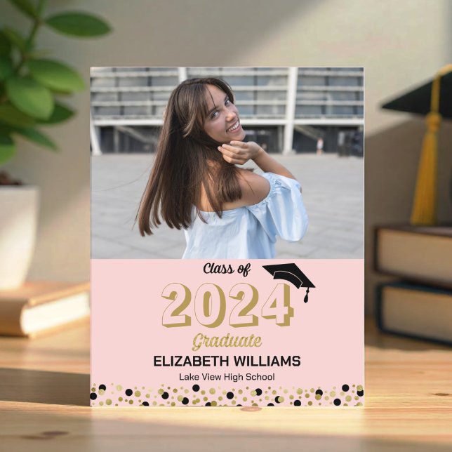 Budget Gold Script Foto Abschluss Ankündigung (Von Creator hochgeladen)