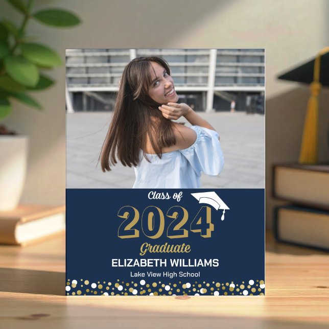 Budget Gold Script Foto Abschluss Ankündigung (Von Creator hochgeladen)