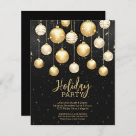Budget Gold Weihnachtsbaum Ornaments Black Invites