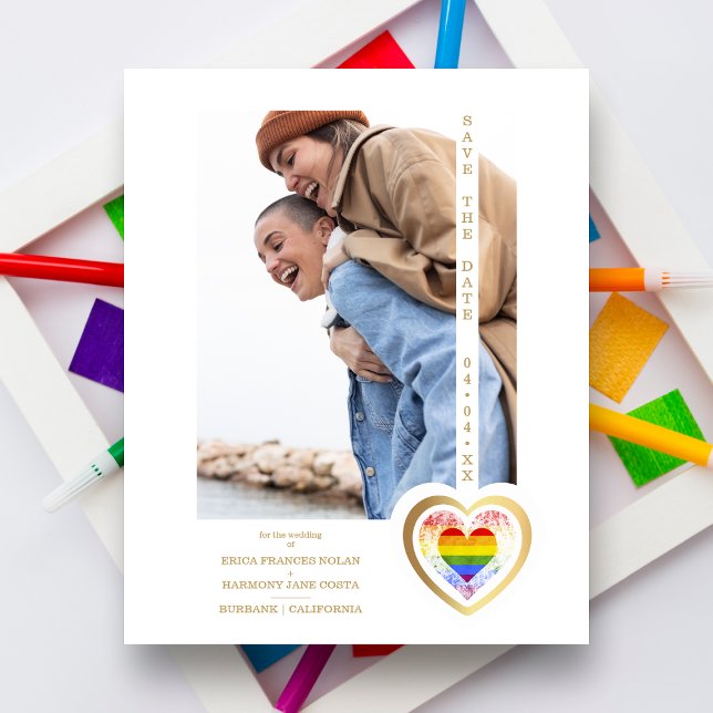 Budget Golden Effect Pride Rainbow Heart LGBT (Von Creator hochgeladen)