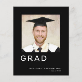 Budget Grad Abschluss Foto Einfache Ankündigung