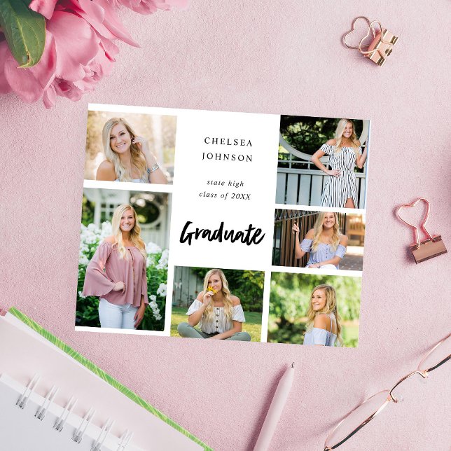 Budget Grad U Multi 6 Foto Graduate Flyer (Von Creator hochgeladen)