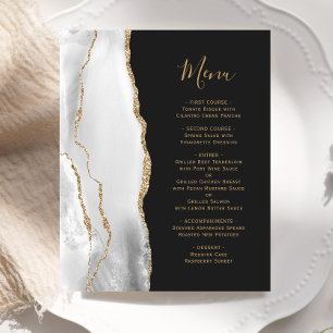 Budget Graue Achat-Gold-Schrift Dunkle Hochzeits-S