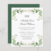 BUDGET Green Blätter Summer Spring Garden Hochzeit