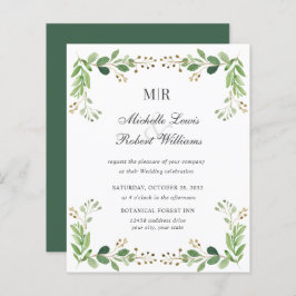 BUDGET Green Blätter Summer Spring Garden Hochzeit