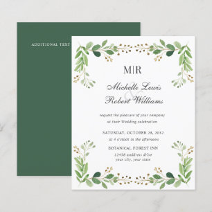 BUDGET Green Blätter Summer Spring Garden Hochzeit
