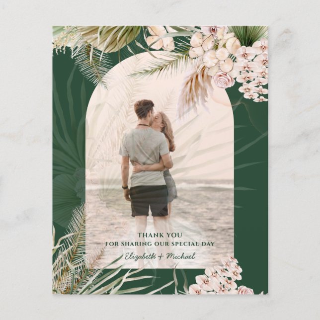 BUDGET Green Pampas Grass FOTO DANK IHNEN MASSEN Flyer (Vorne)