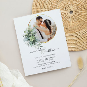 BUDGET Greenery Circle Border 2 Foto Hochzeit