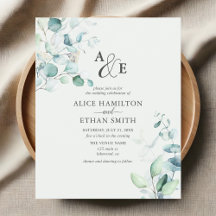 Budget Greenery Sage Wedding