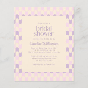 Budget Groovy Pink Lila Retro Brautparty