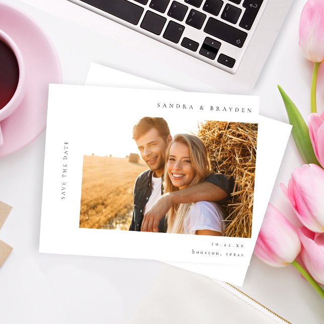 Budget H MOD 2 Einfaches Foto Save the Date (Von Creator hochgeladen)