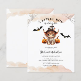 Budget Halloween Kuh Kleine Boo Baby Dusche Einlad