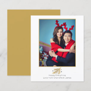 BUDGET Happy Everything Holiday Foto Card