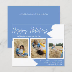 Budget Happy Holidays Fotokarten Abstrakt Moderne