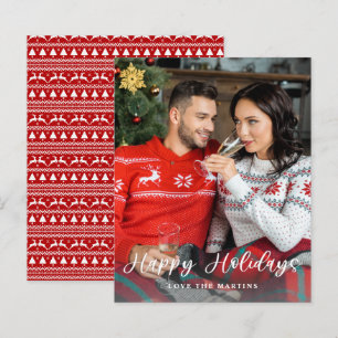 Budget Happy Holidays Fun Script Foto Vertikal