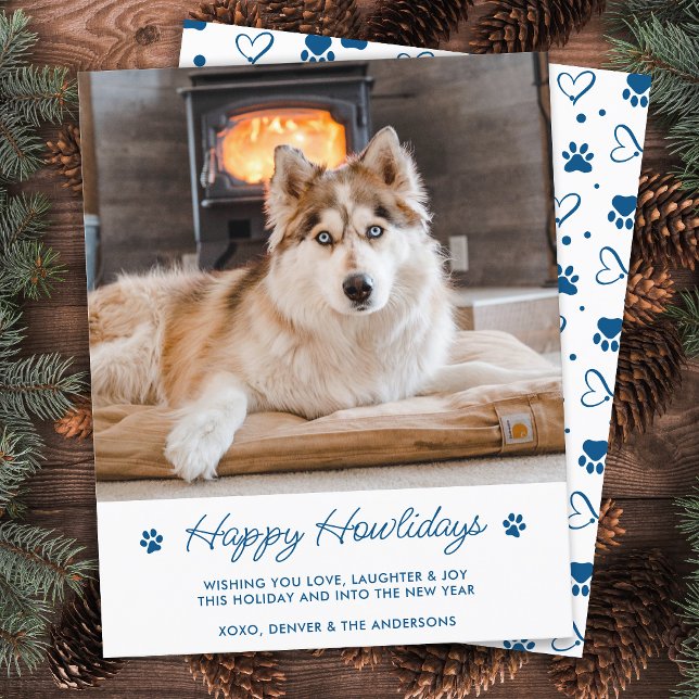 Budget Happy Holidays Personalisiert Hunde Hunde F (Von Creator hochgeladen)