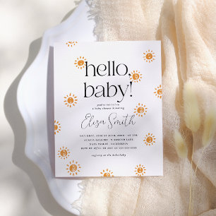 Budget Hello Baby Boho Sunshine Baby Dusche