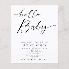 Budget Hello Baby Duwer Minimal Gender Black