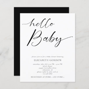 Budget Hello Baby Duwer Minimal Gender Black