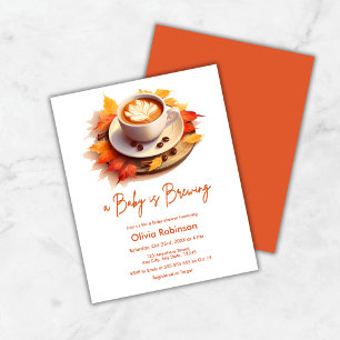 Budget Herbst Ein Baby Braut Baby Dusche einladen