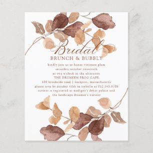 BUDGET-Herbstlaub Bridal Brunch Bubbly laden