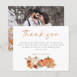 Budget Herbstpumpen Foto Hochzeit Danke