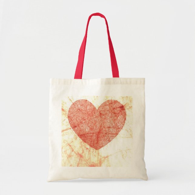 Budget-Herz-Taschen-Tasche Tragetasche (Vorne)