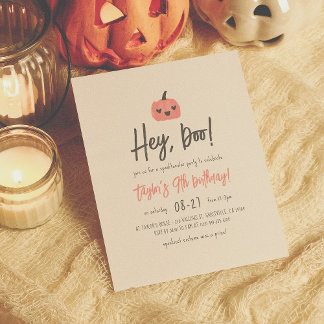 Budget Hey Boo Halloween Boho Geburtstagsparty