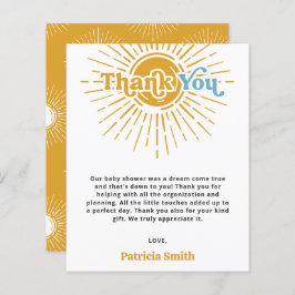 Budget Hier kommt die kleine Babydusche Danke