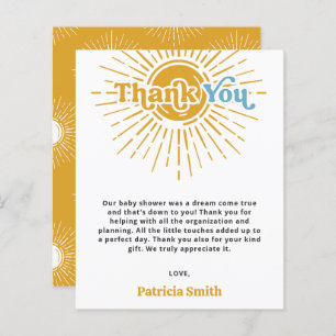 Budget Hier kommt die kleine Babydusche Danke