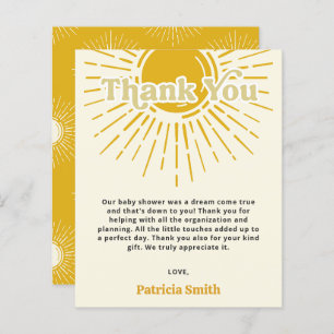 Budget Hier kommt die kleine Babydusche Danke