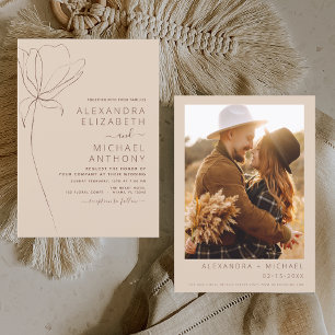 Budget Hochzeit Minimalistisch Terracotta Foto Flo
