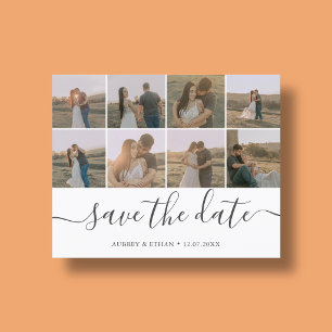 Budget-Hochzeit Save The Date Foto Flyer