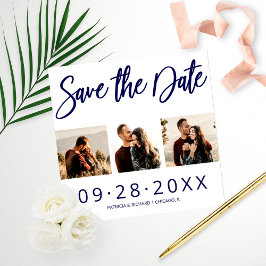 Budget Hochzeit speichern Datum 3 Foto Collage