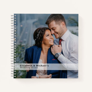 Budget Hochzeitsplaner Personalisiert Trendy Moder Notizbuch