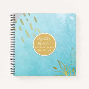 Budget Hochzeitsplaner Personalisiert Trendy Moder Notizbuch