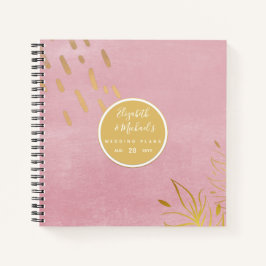 Budget Hochzeitsplaner Personalisiert Trendy Moder Notizbuch