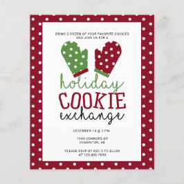 Budget Holiday Cookie Exchange Party Oven Mitt