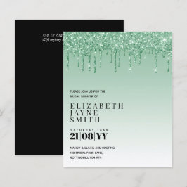 BUDGET Hübsch Girly Brautparty lädt Glitzer ein