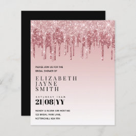 BUDGET Hübsch Girly Brautparty lädt Glitzer ein